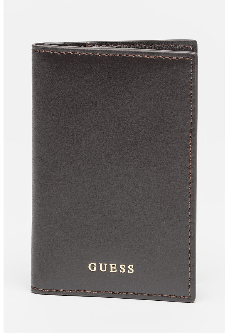 Portcart de piele cu logo Portcart de piele cu logo