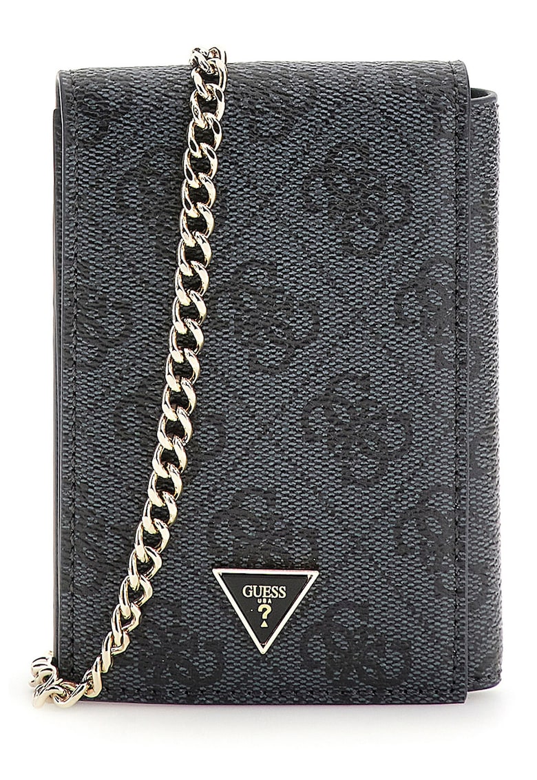 Portcart de piele ecologica cu detaliu lant