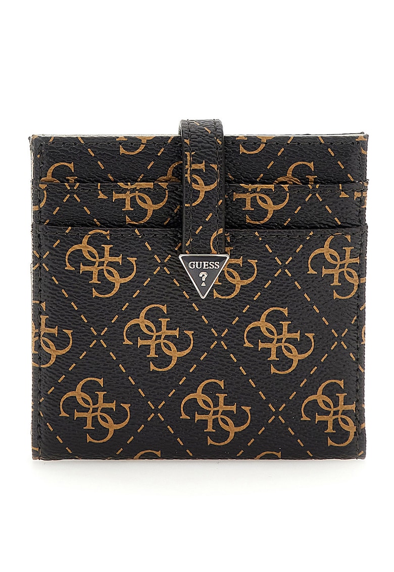 Portcart din piele ecologica cu model logo Portcart din piele ecologica cu model logo