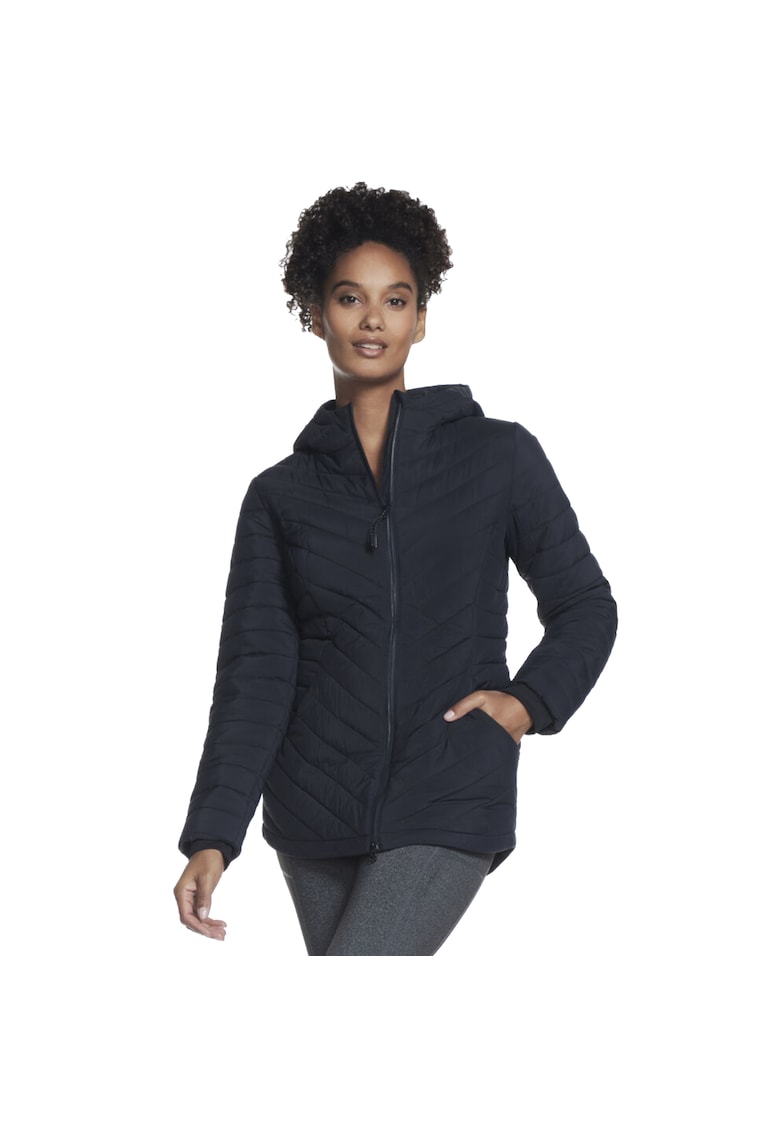 Skechers Jacheta de dama - GO Shield Everyday Parka JA5-BLK - Negru