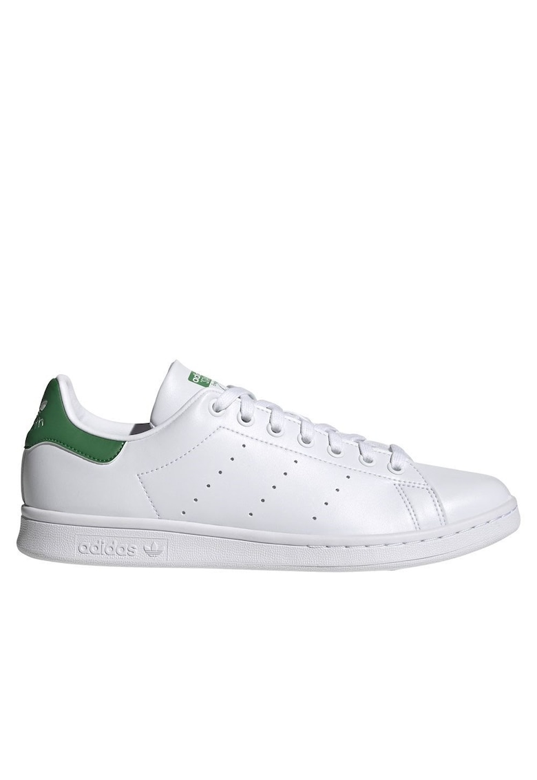 Pantofi - Piele naturala - Alb/Verde -