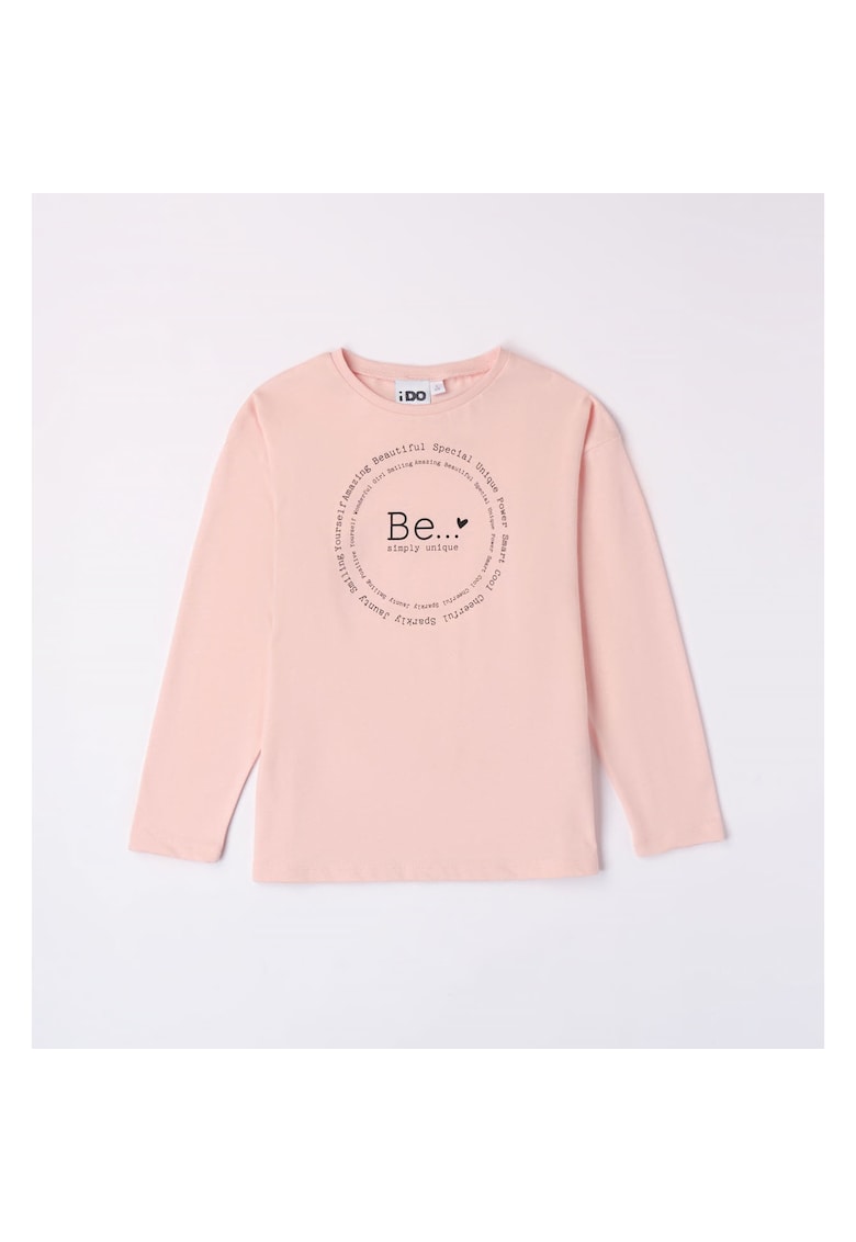 Bluza cu imprimeu pentru fete - 4.7852 - Roz - Negru/Roz