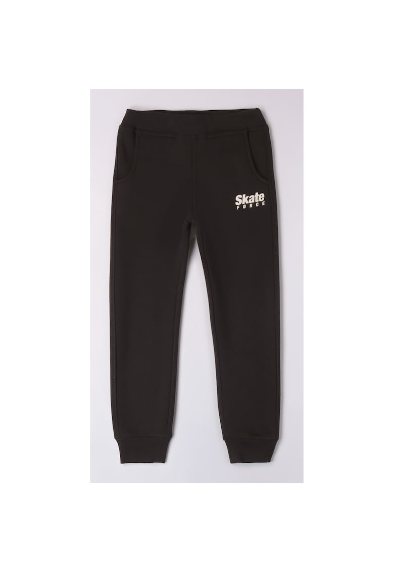 Pantaloni cu imprimeu Skate pentru baiat - 4.7747 - Negru