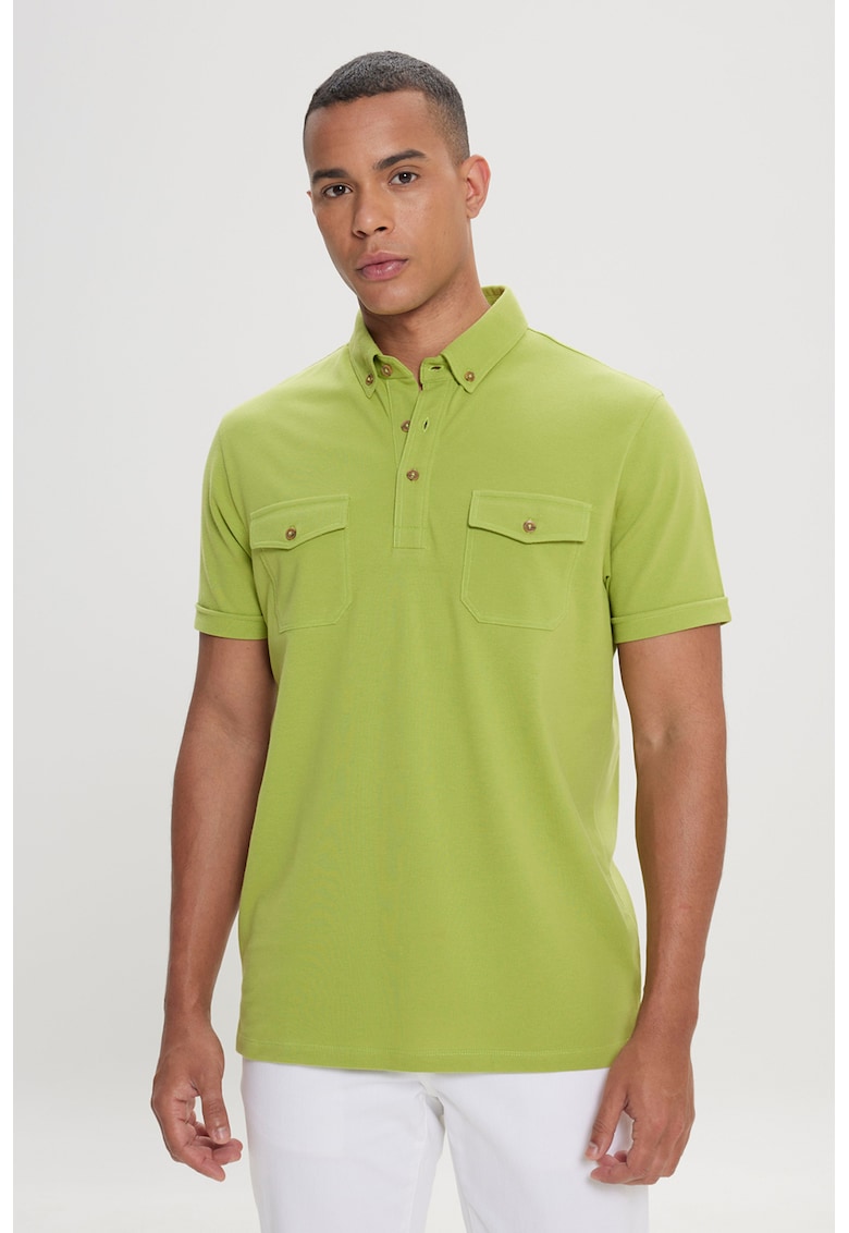 Tricou polo de bumbac