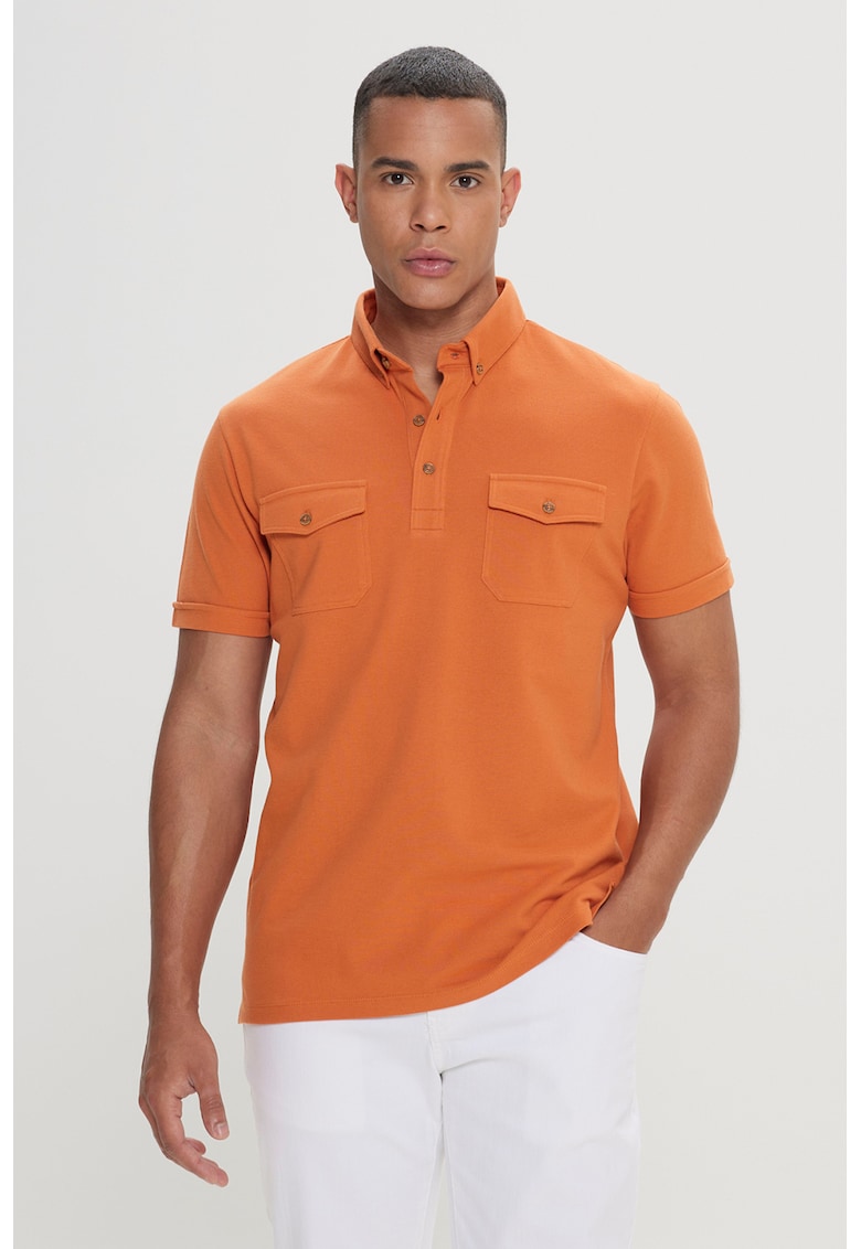 Tricou polo de bumbac