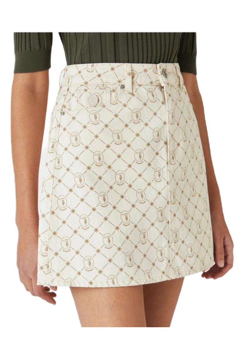 Fusta in A cu monograma -