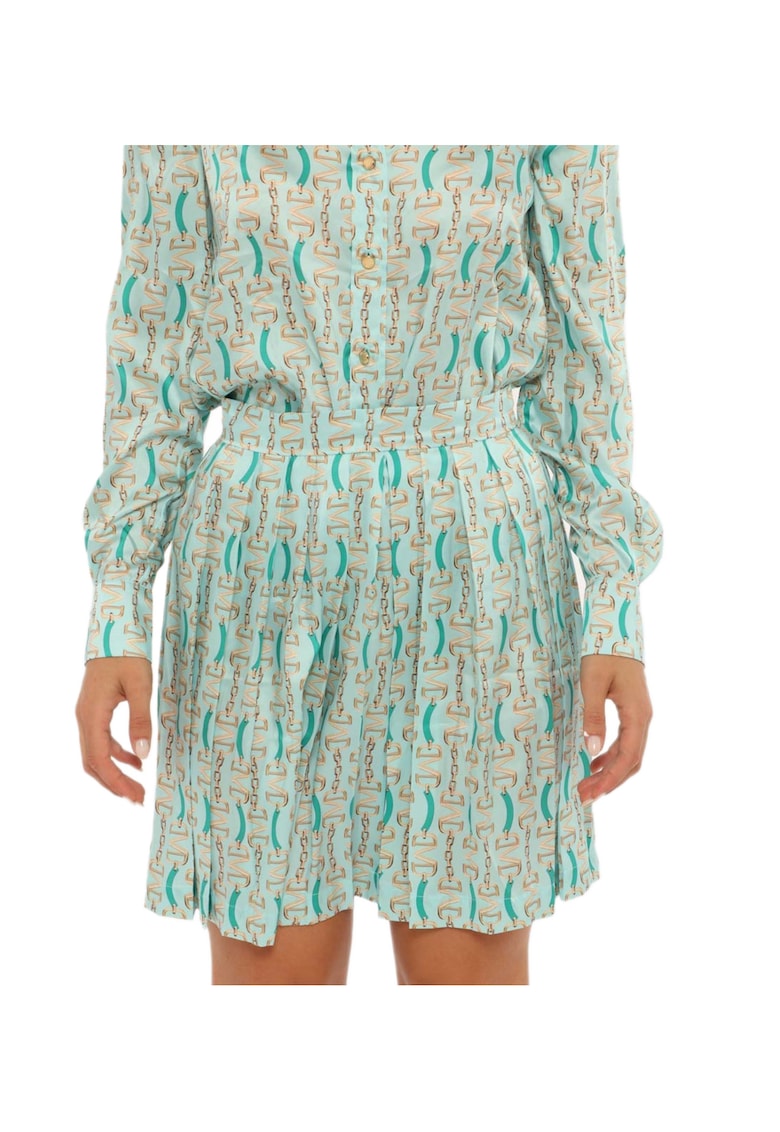 Fusta poliester - multicolor -
