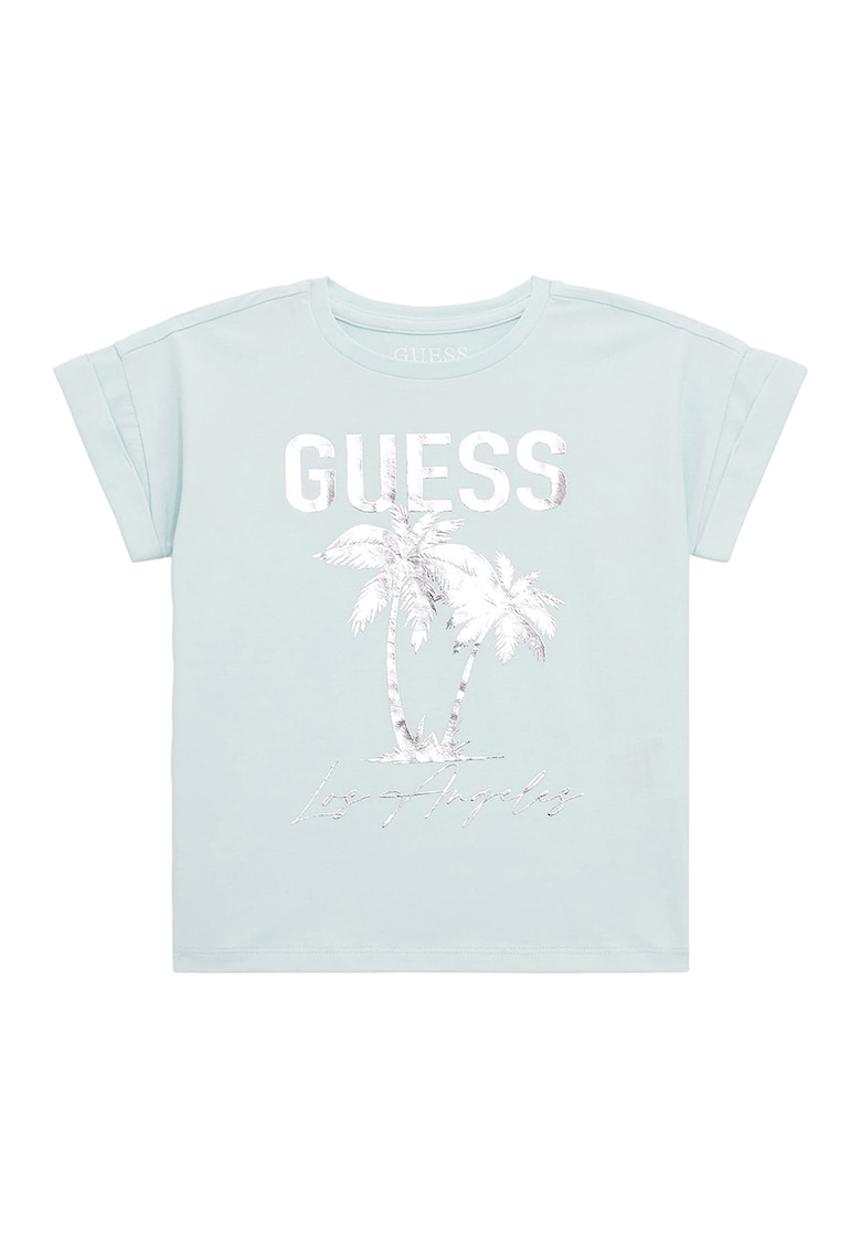 GUESS - Tricou relaxed fit cu imprimeu logo