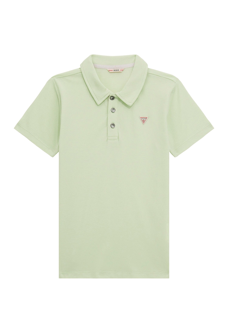 GUESS - Tricou polo cu logo discret