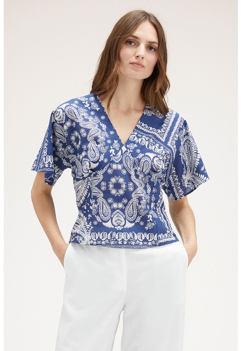 Bluza cu imprimeu paisley