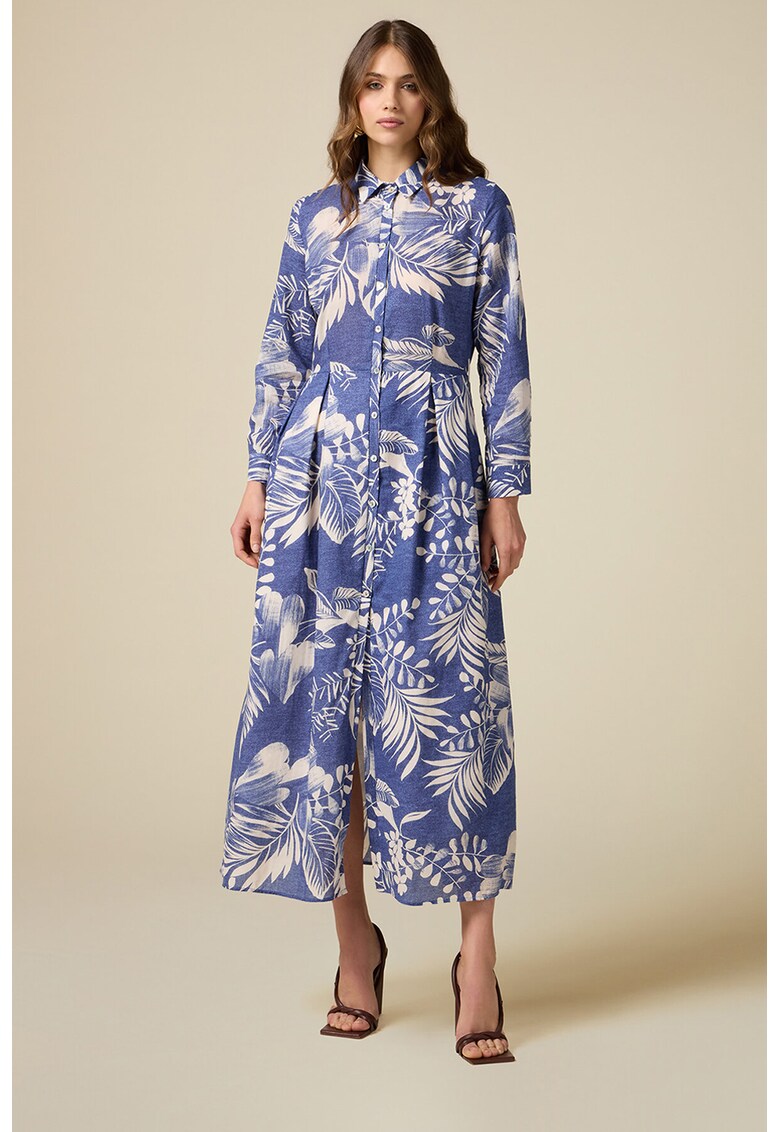 Rochie midi cu imprimeu floral