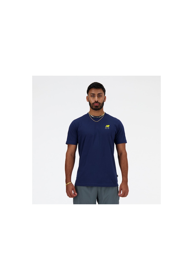 Tricou pentru barbati NB Bookshelf Tee - Albastru