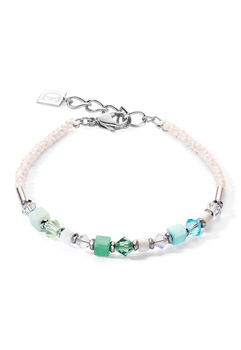 COEUR DE LION Гривна GeoCUBE със Swarovski – седеф и полускъпоценни камъни за Жени COEUR DE LION Гривна GeoCUBE със Swarovski – седеф и полускъпоценни камъни за Жени