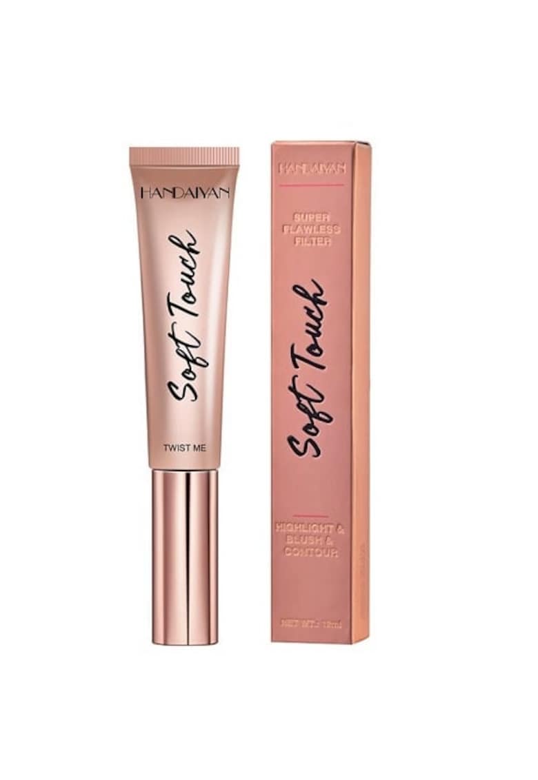 Fard de obraz iluminator -  Soft Touch - Highlight & Blush - 12 ml