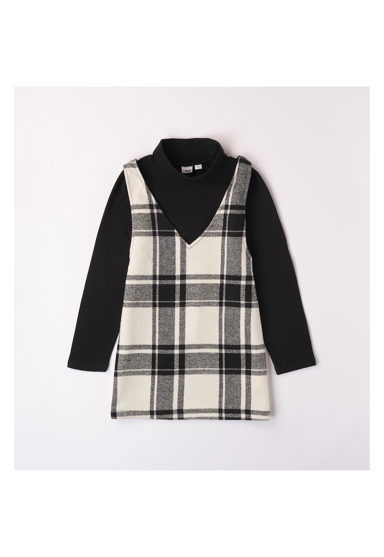 Sarafan si bluza pentru fete - 4.7906 - Negru/Alb