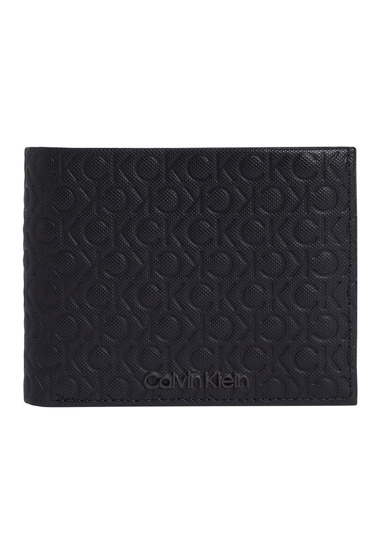 CALVIN KLEIN Кожен портфейл Must с тройно прегъване и лого за Мъже CALVIN KLEIN Кожен портфейл Must с тройно прегъване и лого за Мъже