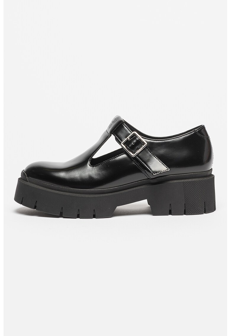 Pantofi Mary Jane cu toc masiv Kris