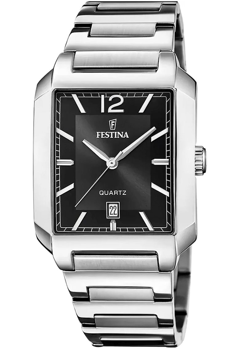 Ceas barbati - mecanism Miyota GR12 - Inox - 5 ATM - argintiu