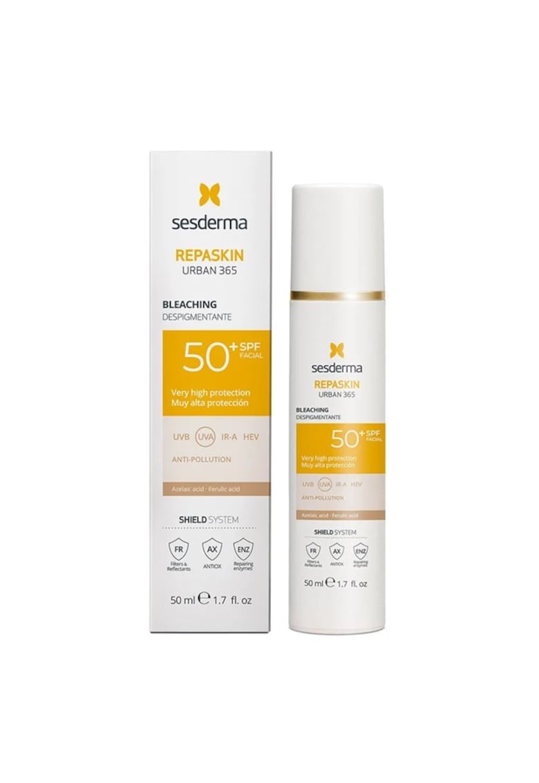 Crema depigmentanta cu protectie solara SPF50 Urban 365 Repaskin 50 ml