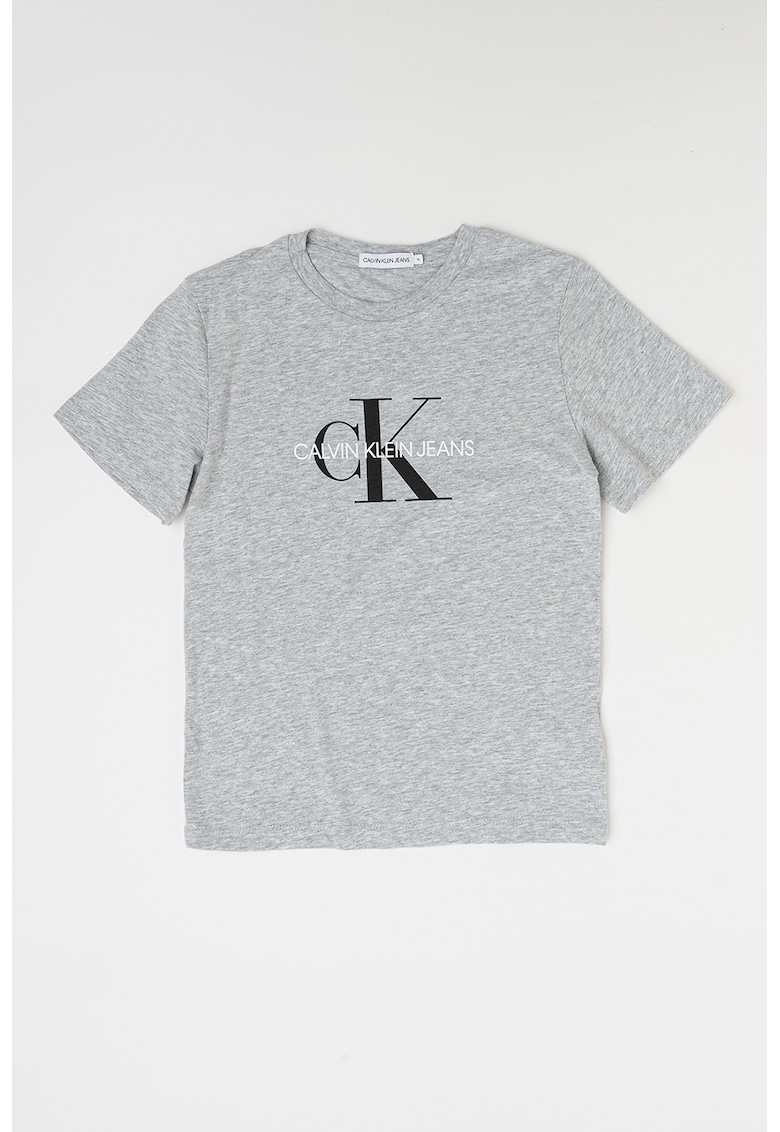 CALVIN KLEIN - Tricou de bumbac organic cu imprimeu logo