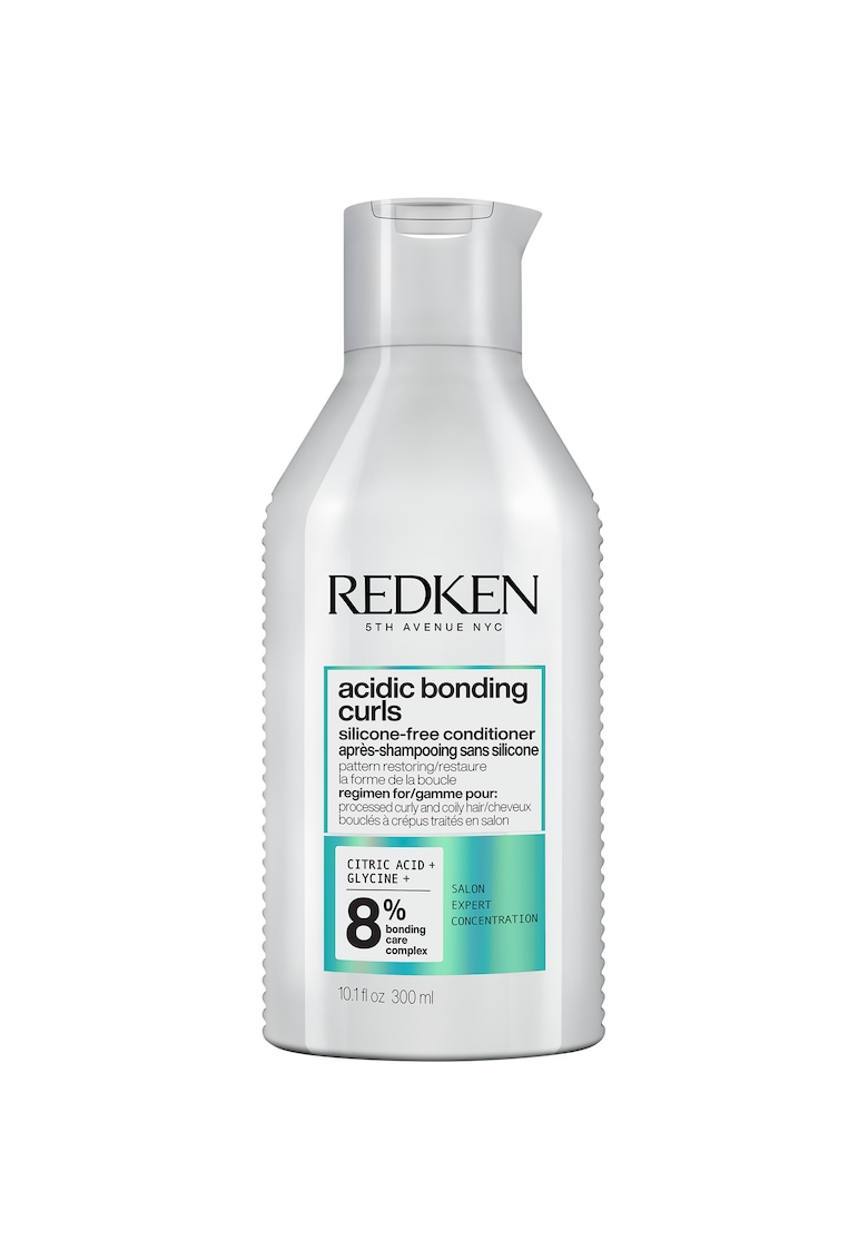 Balsam profesional regenerator pentru par Acidic Bonding Curls - cu Acid Citric si Glicina - pentru parul cret si foarte cret deteriorat si supraprocesat - fara silicon - 300ml