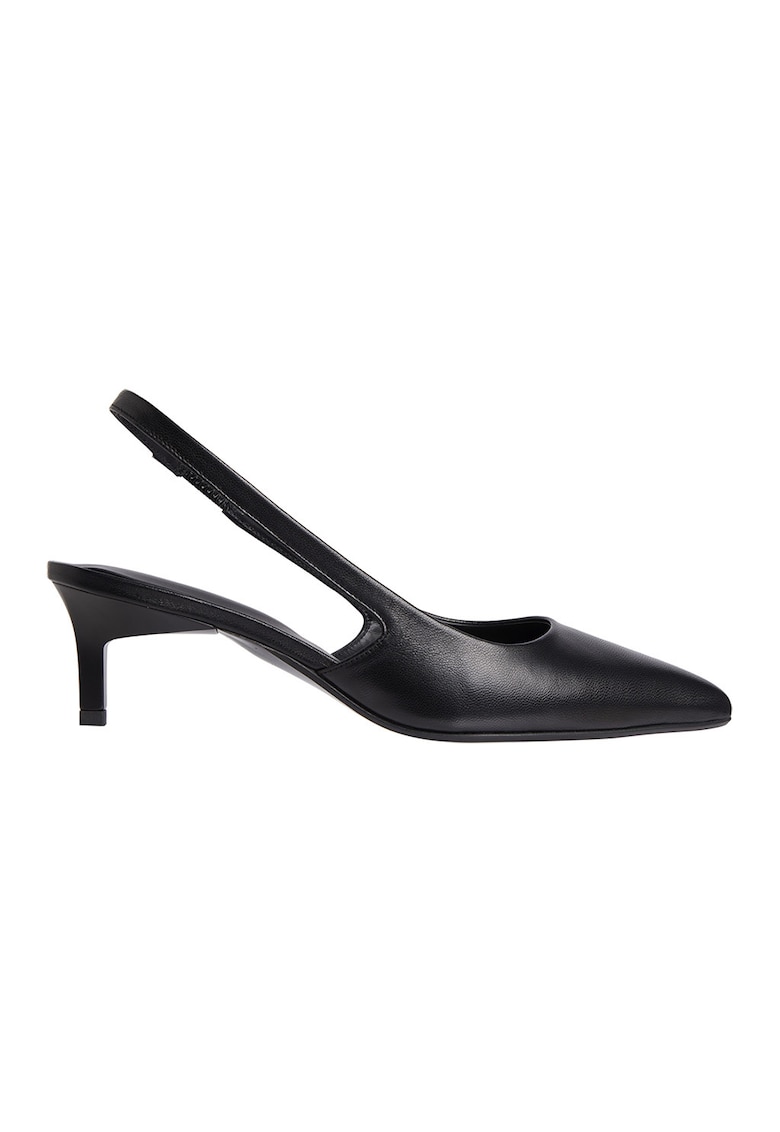 Pantofi slingback de piele