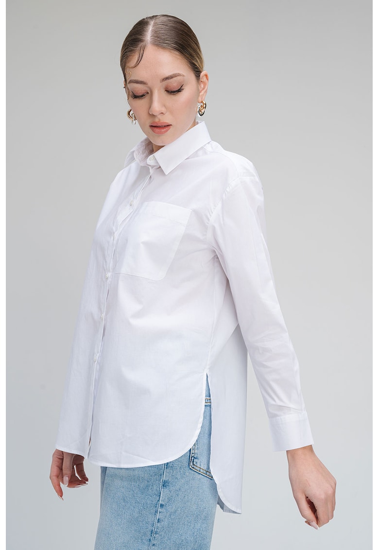 Camasa cu model uni si slituri laterale Bari