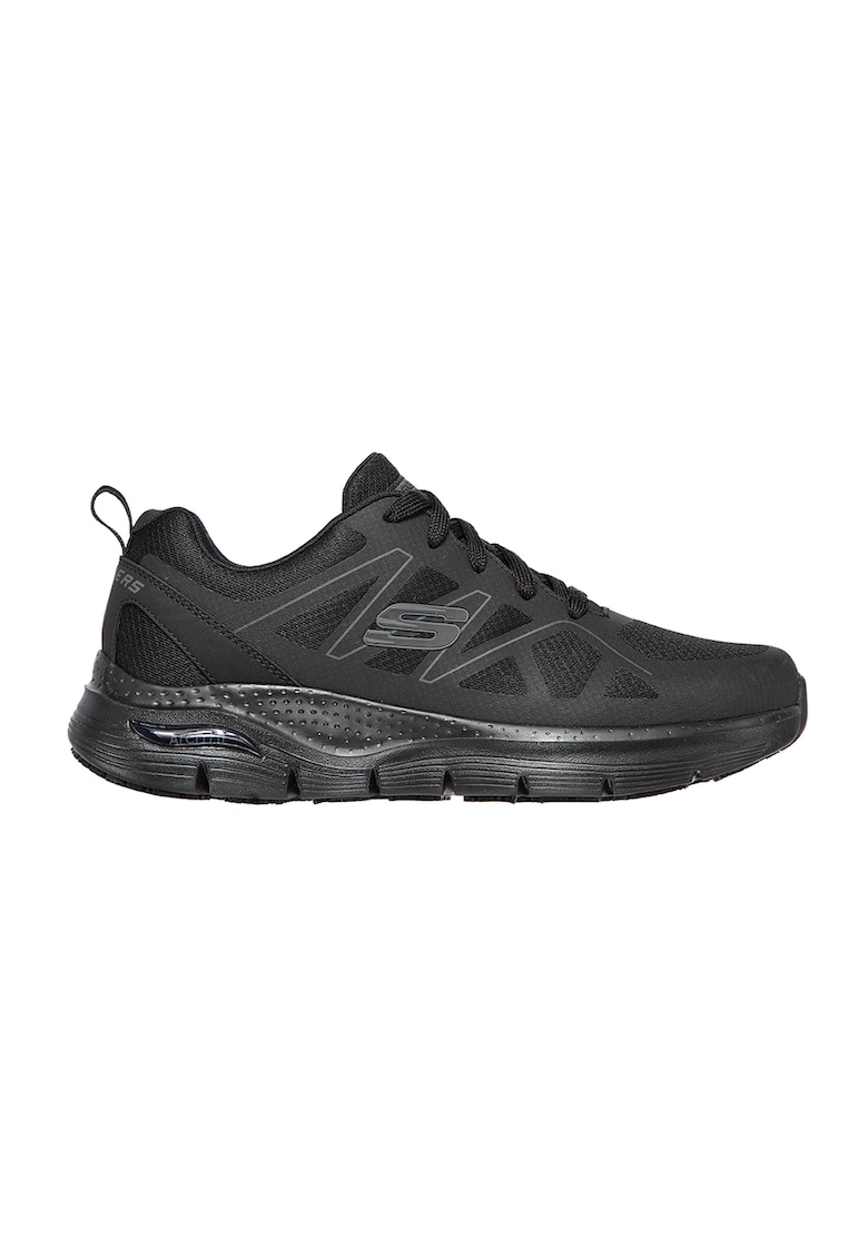 Pantofi sport din material textil Work - Negru stins