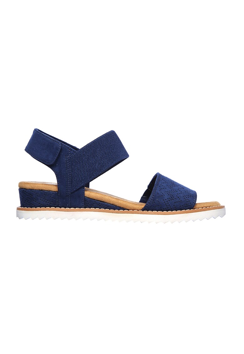 Sandale de piele intoarsa cu garnituri din material textil Desert Kiss
