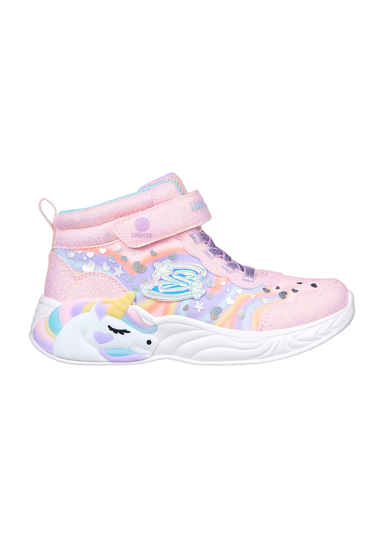 Ghete cu LED-uri Unicord Dreams-Magic - Roz