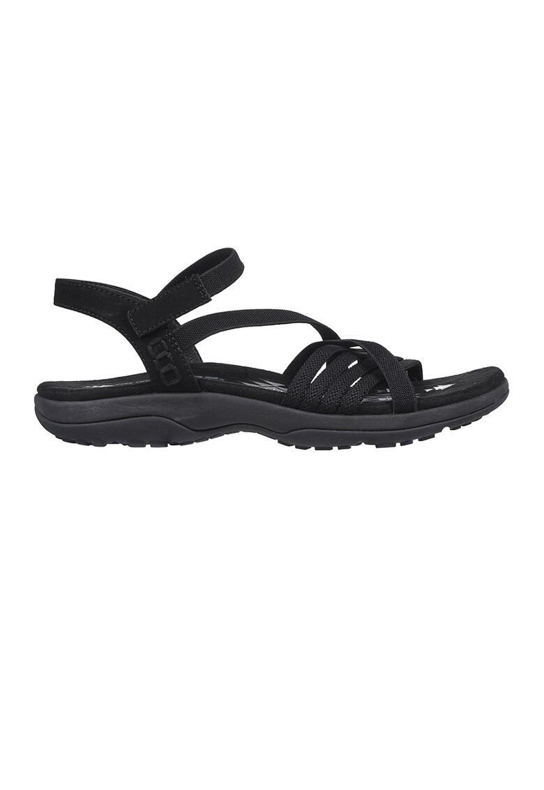 Sandale textile cu velcro Reggae - Negru