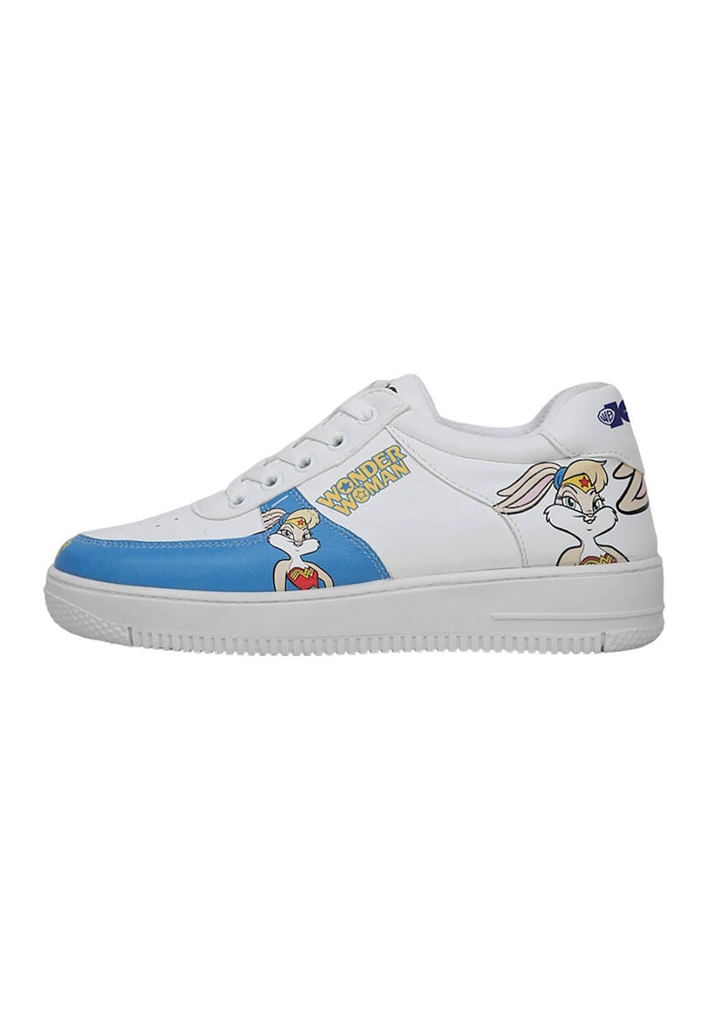 Pantofi sport din piele ecologica cu imprimeu cu desene animate Wonder Lola Bunny