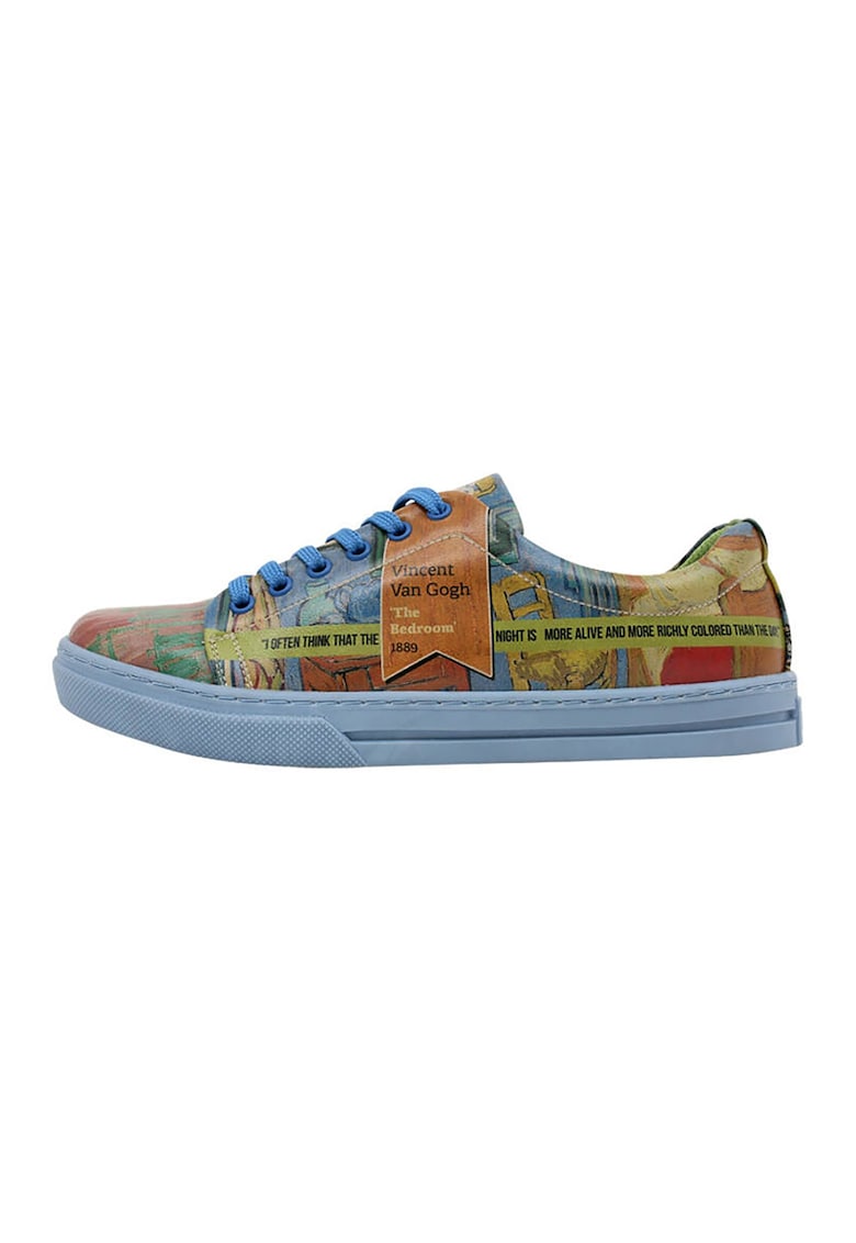 Pantofi sport din piele ecologica Vincent Van Gogh The Bedroom