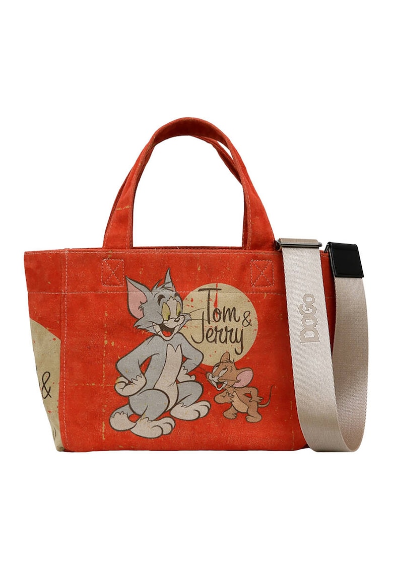 Geanta crossbody cu imprimeu cu desene animate Tom&Jerry