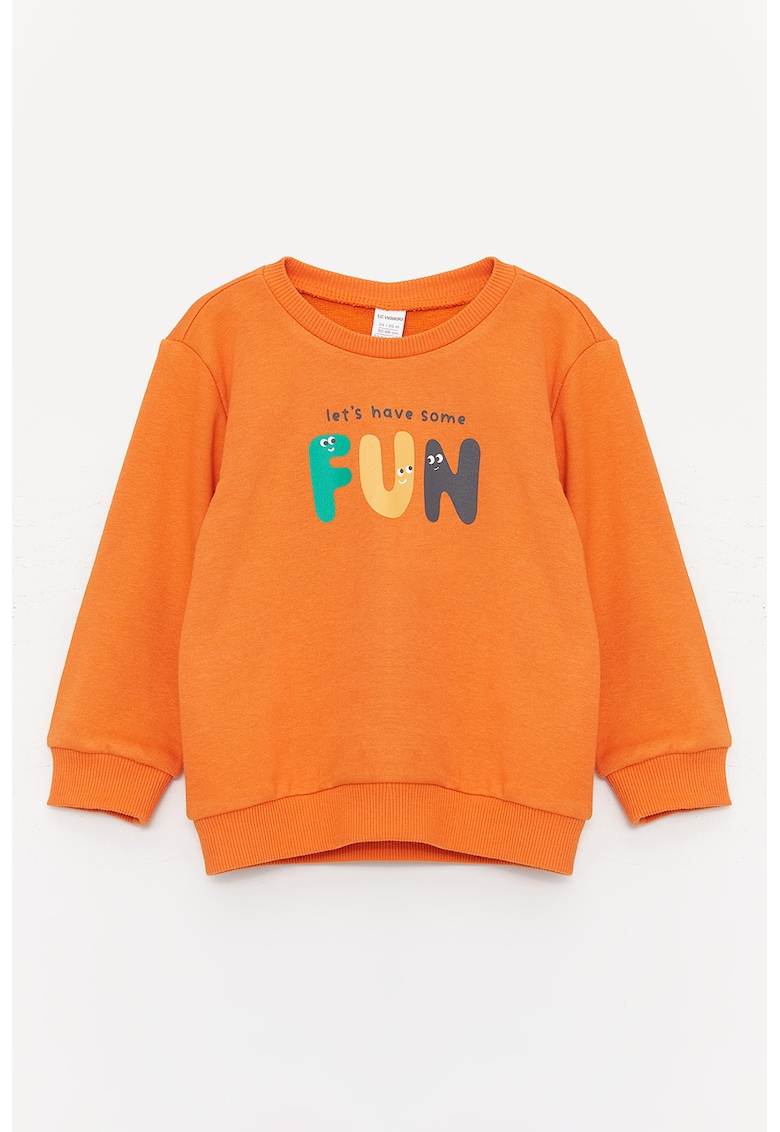 Bluza de trening cu imprimeu text