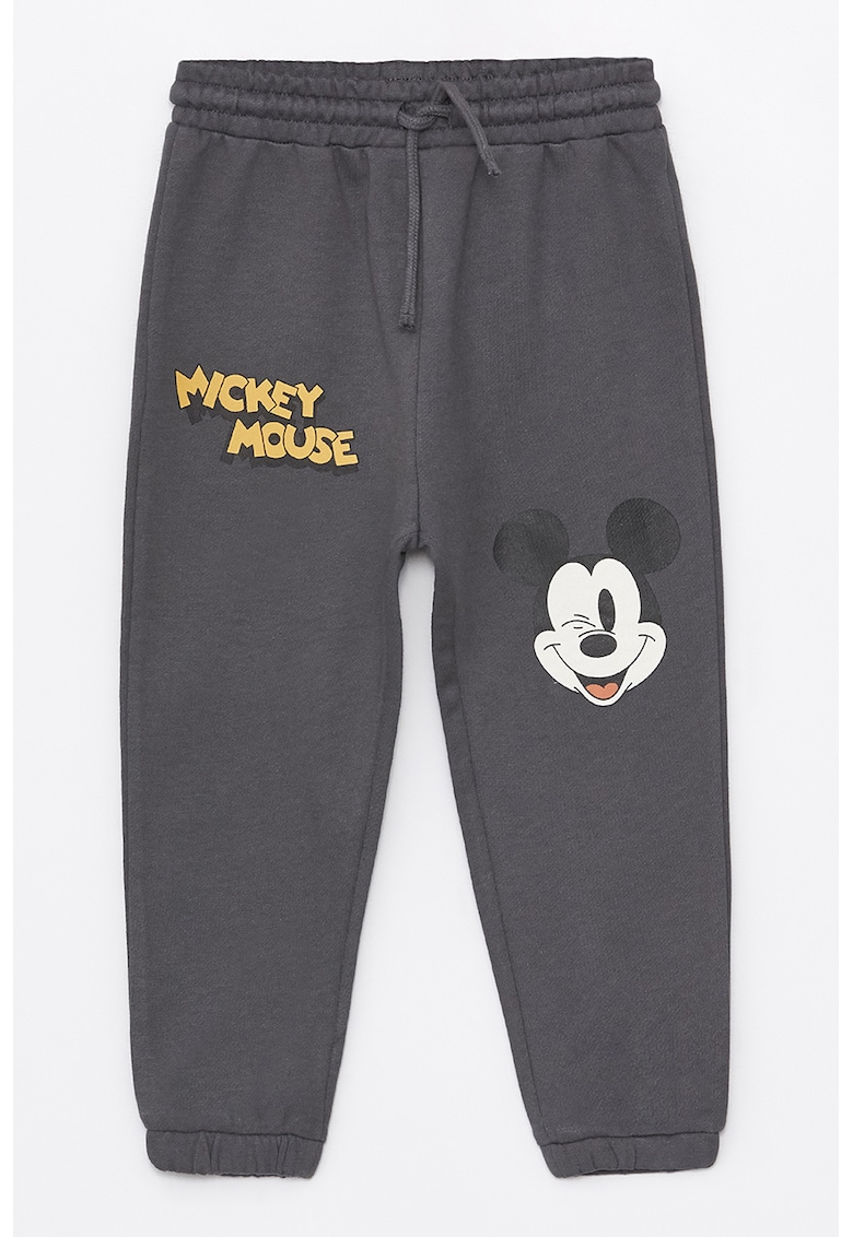 Pantaloni de trening din bumbac cu imprimeu cu Mickey Mouse
