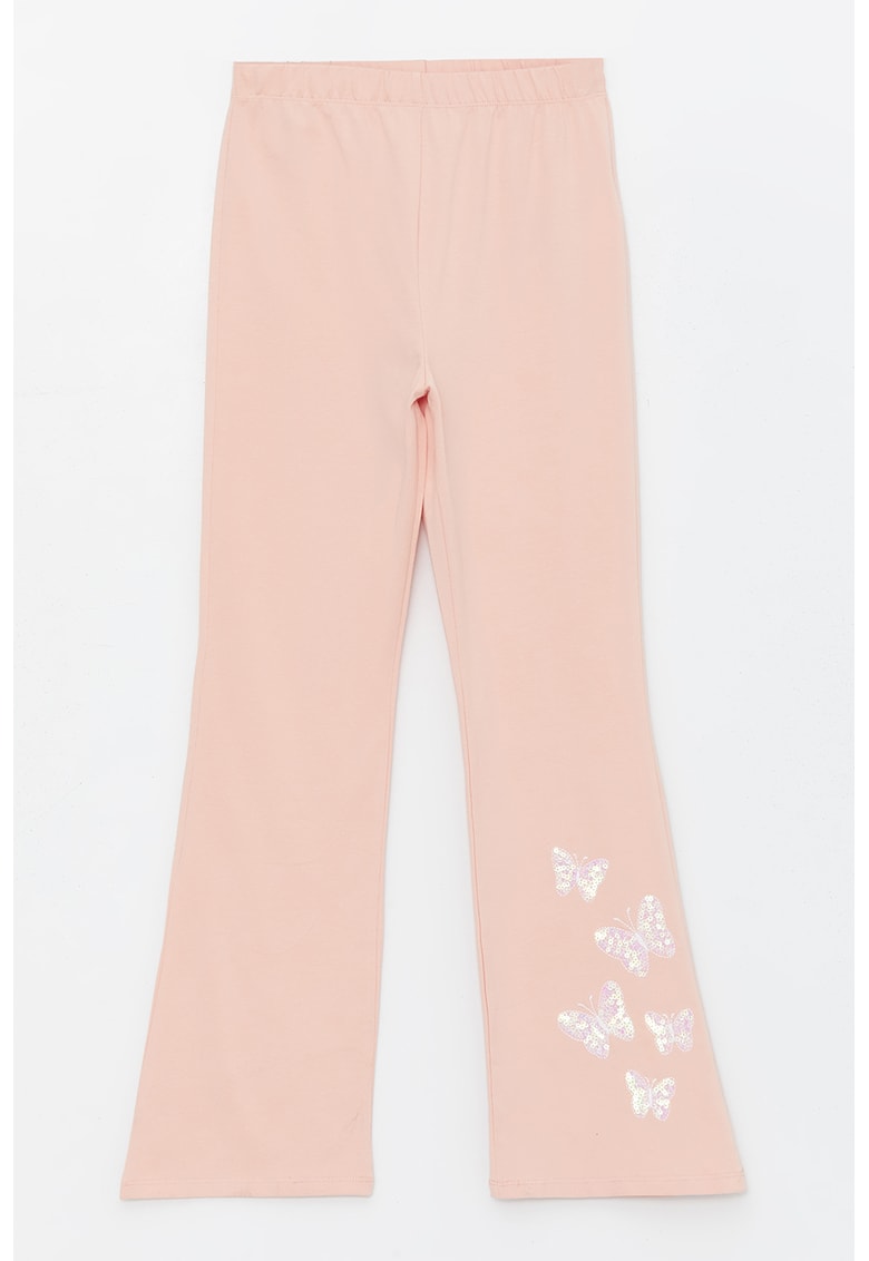 Pantaloni evazati cu paiete