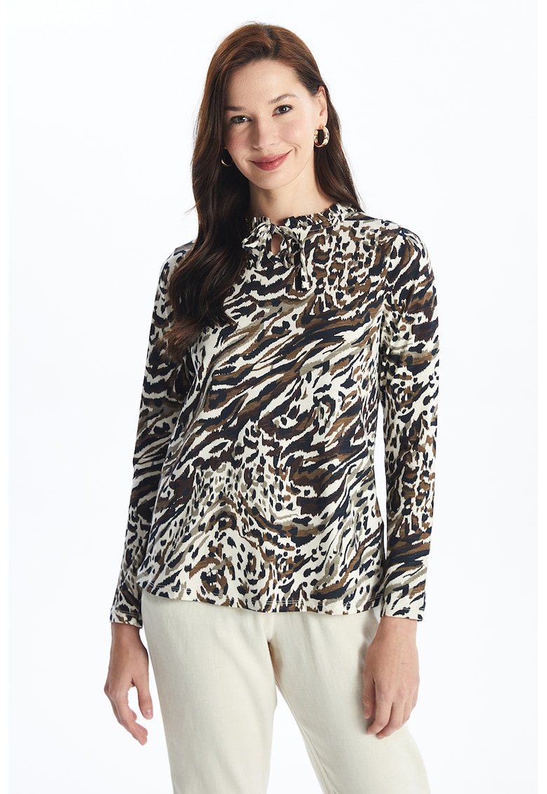 Bluza din bumbac cu model