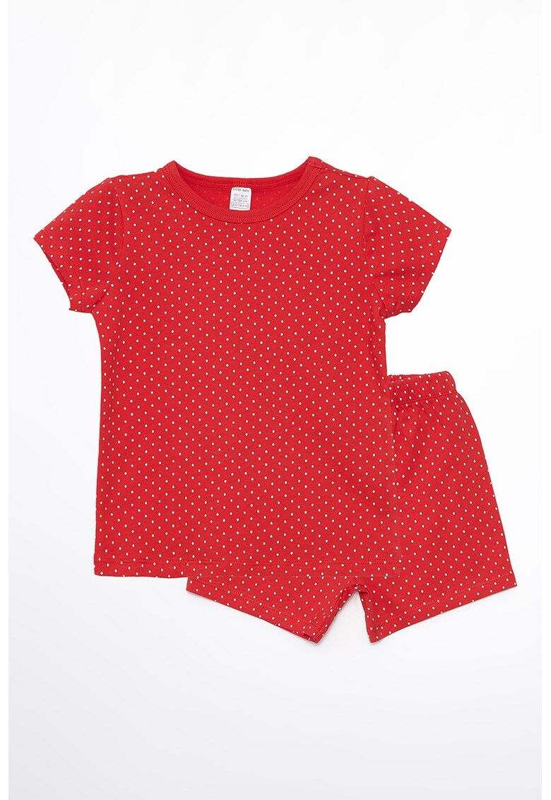 Set de tricou si pantaloni scurti din bumbac