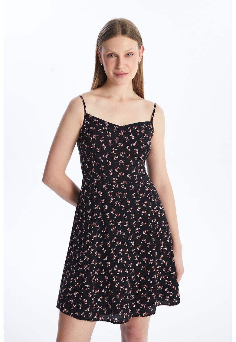 Rochie mini cu model floral