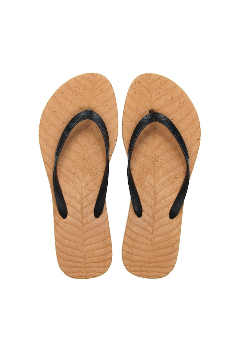 Papuci flip-flop texturati Nature - Papuci flip-flop texturati Nature -