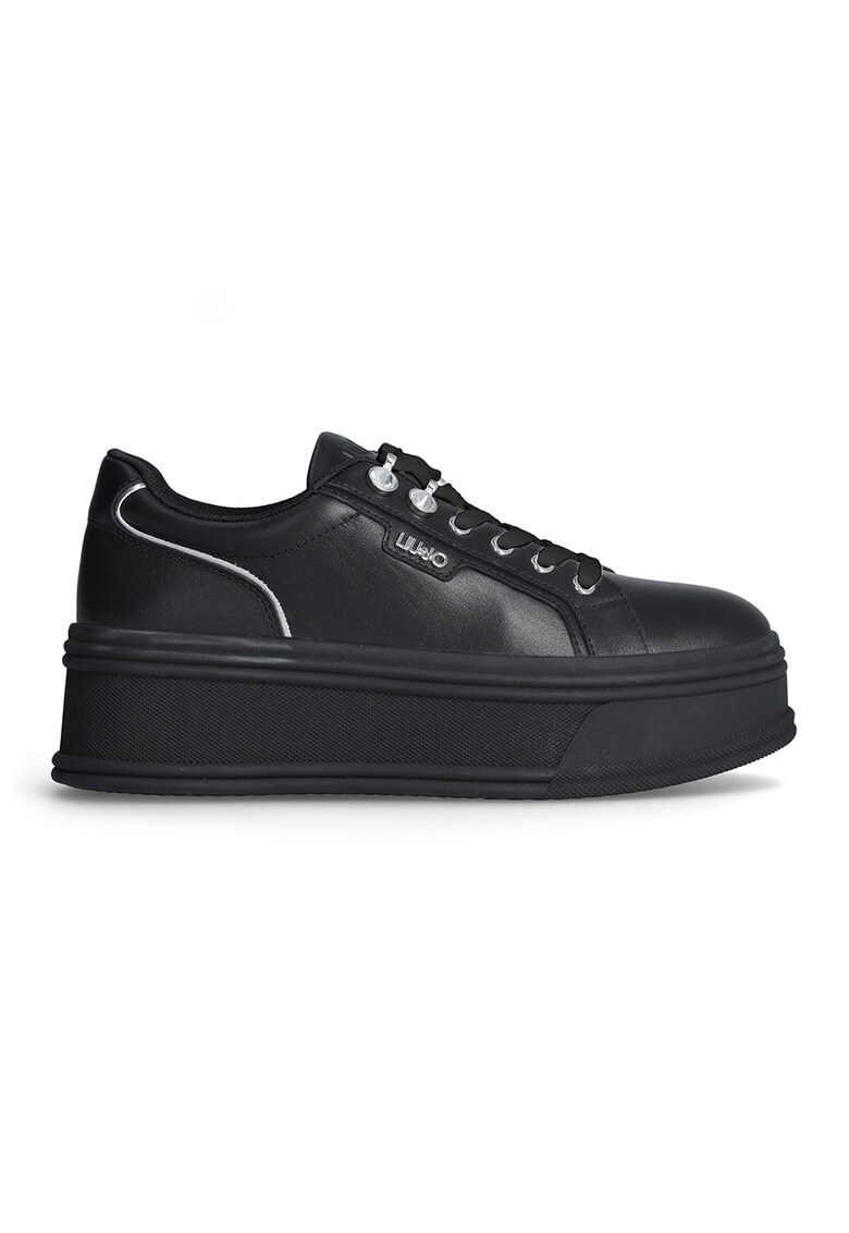 Pantofi sport de piele ecologica si piele