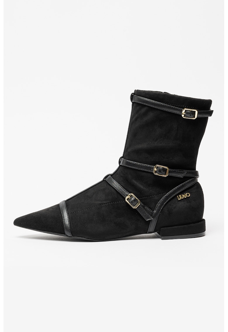 Botine de piele intoarsa ecologica Viola