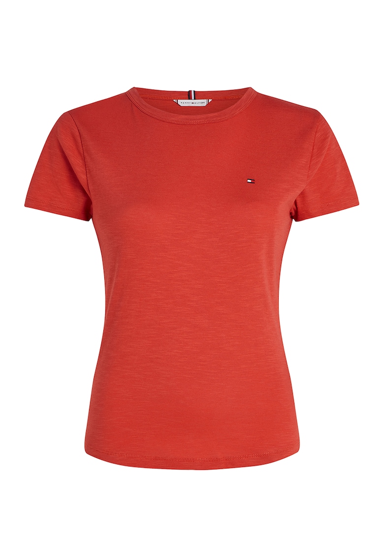 Tricou slim fit de bumbac organic