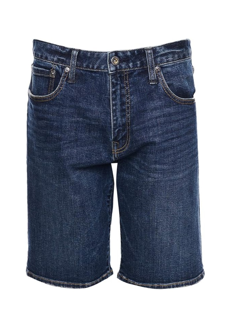 Pantaloni scurti din denim cu croiala slim