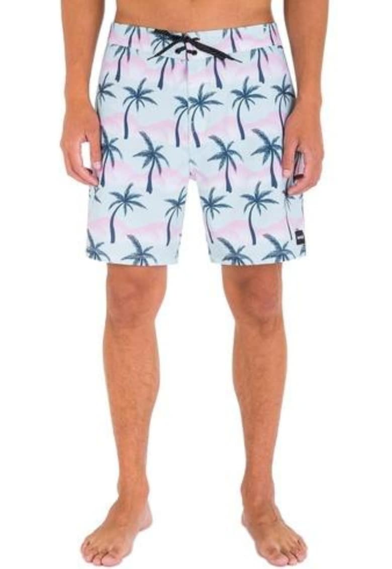 Pantaloni scurti inot barbati - Poliester - Albastru -