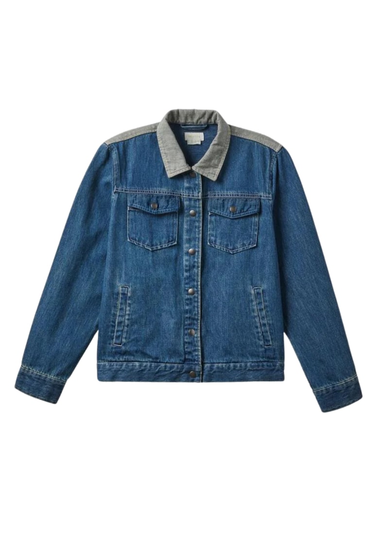 Jacheta dama - Albastru - Bumbac -