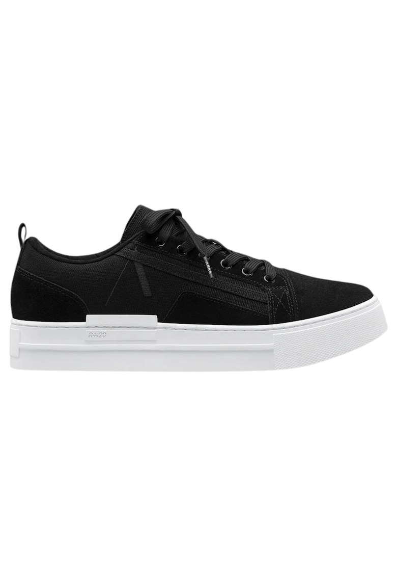 Pantofi barbati Sommr Canvas - piele - negru - Negru