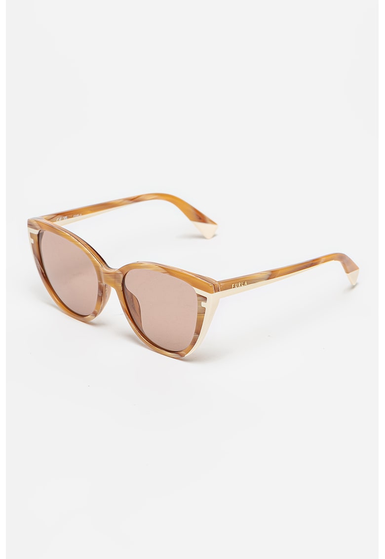 Ochelari de soare cat-eye cu lentile in degrade