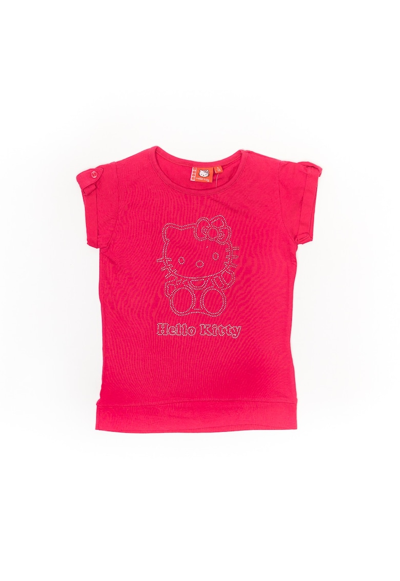 Tricou cu strasuri - fete - HK2948 - Fucsia